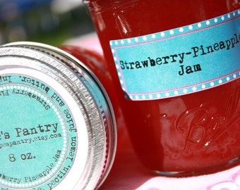 Homemade jam, 8 oz jar of our homemade strawberry pineapple jam by Hopes Pantry on Etsy