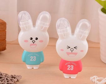 2pcs Cute Bunny Correction Tape 5mm x 6m School Office Supply Stationery