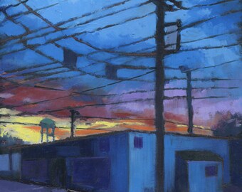 Against the Sunset painting