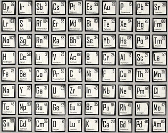 science fair periodic table grey fabric robert kaufman 1 yard 12 yard cuts grey white science fabric - Periodic Table Fabric science fair periodic table grey fabric robert kaufman 1 yard 12 yard cuts grey white science fabric - Periodic Table Fabric
