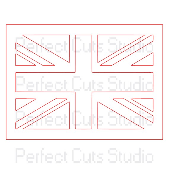 Download Union Jack Cut File SVG and Studio 3 British Flag Cut File