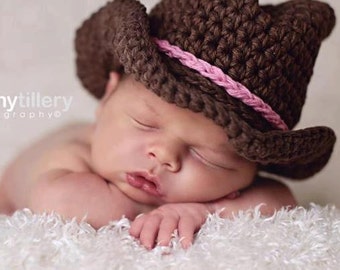 Made to Order Newborn Cowboy hat Photo prop