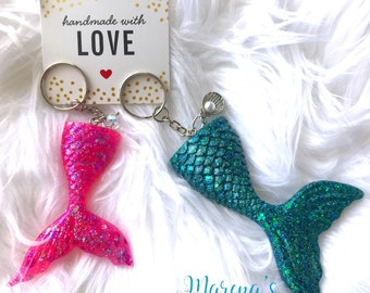 Mermaid Keychain/ Mermaid gift/ Mermaid Tail