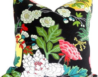 Ebony Schumacher Chiang Mai Dragon Pillow Covers 18x18, 20x20, 22x22 or lumbar pillow, Made to order pillow cover