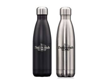 Personalized 17 oz. Water Bottle - Stainless Steel - Vacuum Insulated - Laser Engraved Free - Gift for Athletes, Gift for Sports Team