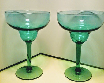 Vintage Margarita Glasses