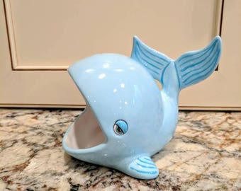 Whale Scrubby Holder - Sponge holder - Ceramic Whale