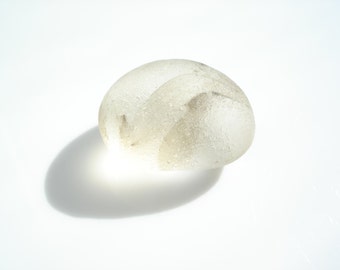 Collectors Seaglass - Whispy Grey Egg Multi - Sep 06 - from Seaham beach, UK