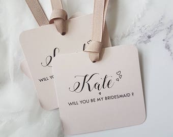 Bridesmaid tag | Etsy