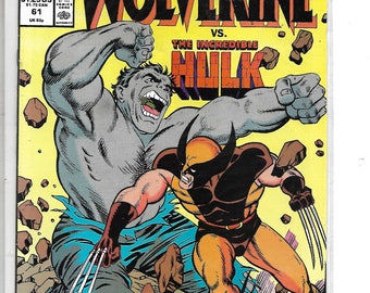 Marvel Comics Presents #61 WOLVERINE vs.HULK