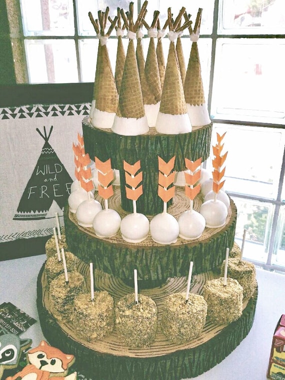 Wooden Cupcake Stand