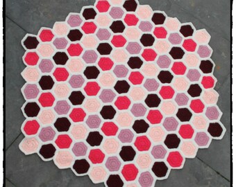 handmade Crochet blanket Cherry blossom