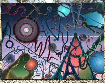 Original acrylic painting on canvas