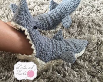 Shark slipper socks