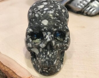 Skull 2.0" Sesame Stone *Carved Crystal* Realistic* Crystal Healing* Awesome*
