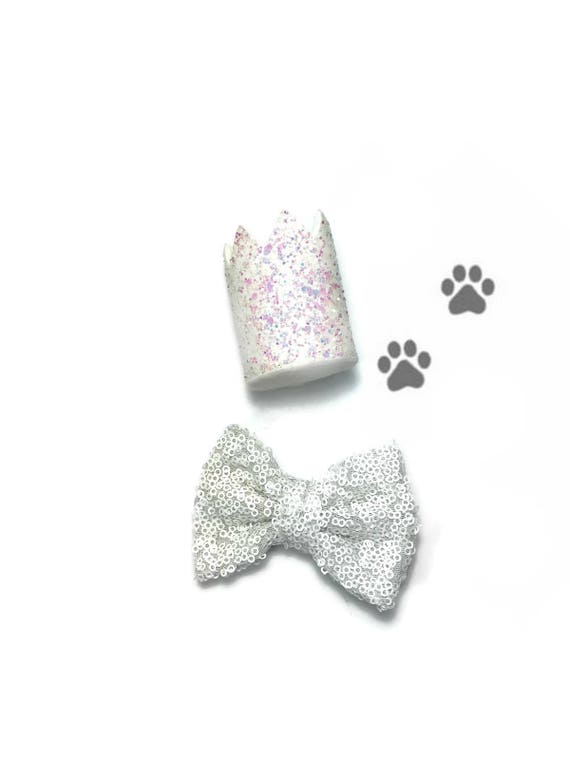 Animal Party Hat and Bow Tie || Dog Birthday Outfit || Cat Kitty Puppy Pig Birthday Crown Hat || Add Any Number