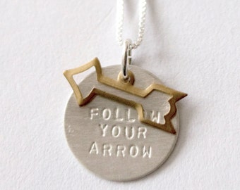 Follow Your Arrow Necklace