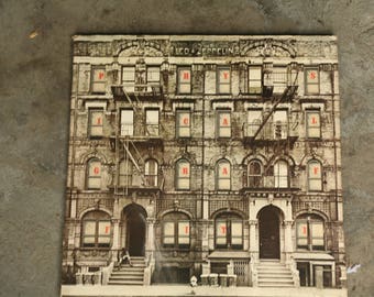 Led Zeppelin Physical Graffiti 1975 Album Atlantic Records Original Vintage Vinyl