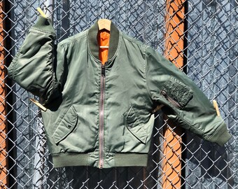 1979n Vintage Spiewak Reversible MA-1 Bomber