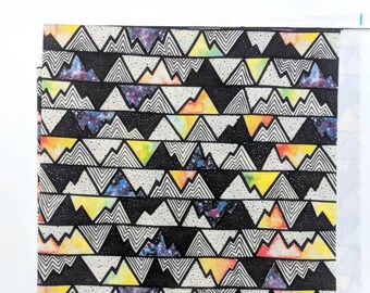 Galactic Mountains | Over Collar Pet Bandana | Tie Up Pet Bandana | Dog & Cat Accessories