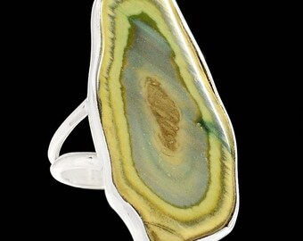 Royal Imperial Jasper - 925 Sterling Silver Ring Jewelry s.9.5