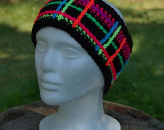 Crochet Pattern: "Perfectly Plaid" Headwarmer / Ear Warmer, Permission to Sell Finished Items