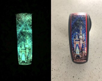 Glow in the Dark Magic Band Decal | Happily Ever After MagicBand 2 Decal | Magic Band 2.0 Skin | RTS Ready To Ship | Fits Child & Adult Band