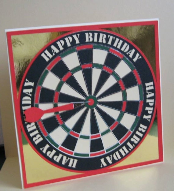 Items similar to Large Happy Birthday Darts Topper.......SVG Digital