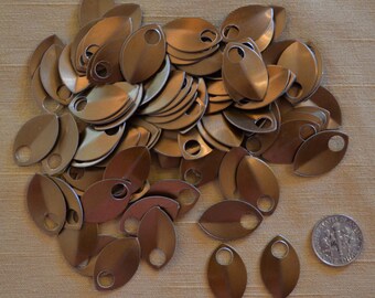 Dragon Scales - Aluminum - Small - Bronze - Sets of 100