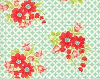 Handmade - Gwendolyn in Aqua - by Bonnie & Camille for Moda 55146 12