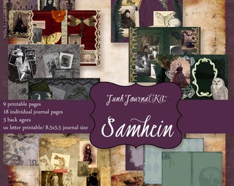 Junk Journal Printable pages:SAMHEIN