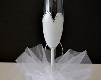 Bridal Champagne Flute - Bridal Champagne Glass