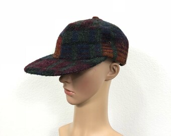 90's vintage woolrich wool baseball cap hat size XL