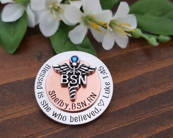 BSN Pin | BSN Nursing Pin For Nurse Graduation | BSN Gift For Nurse Graduate | Nurse Pin | Nursing Pins | Nurse Graduation | Nursing pin bsn