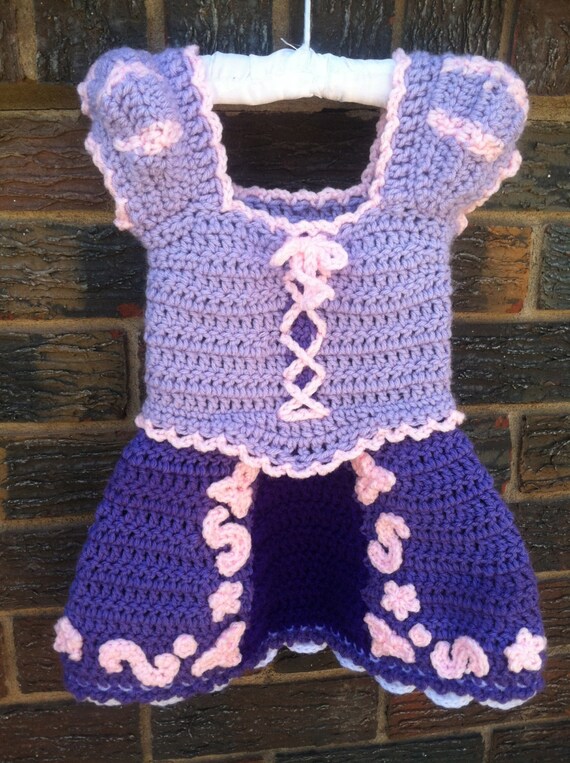 crochet rapunzel dress