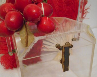 Awesome 1950's LUCITE PURSE
