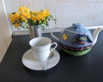 Washing Day Tea Cosy hand knitted