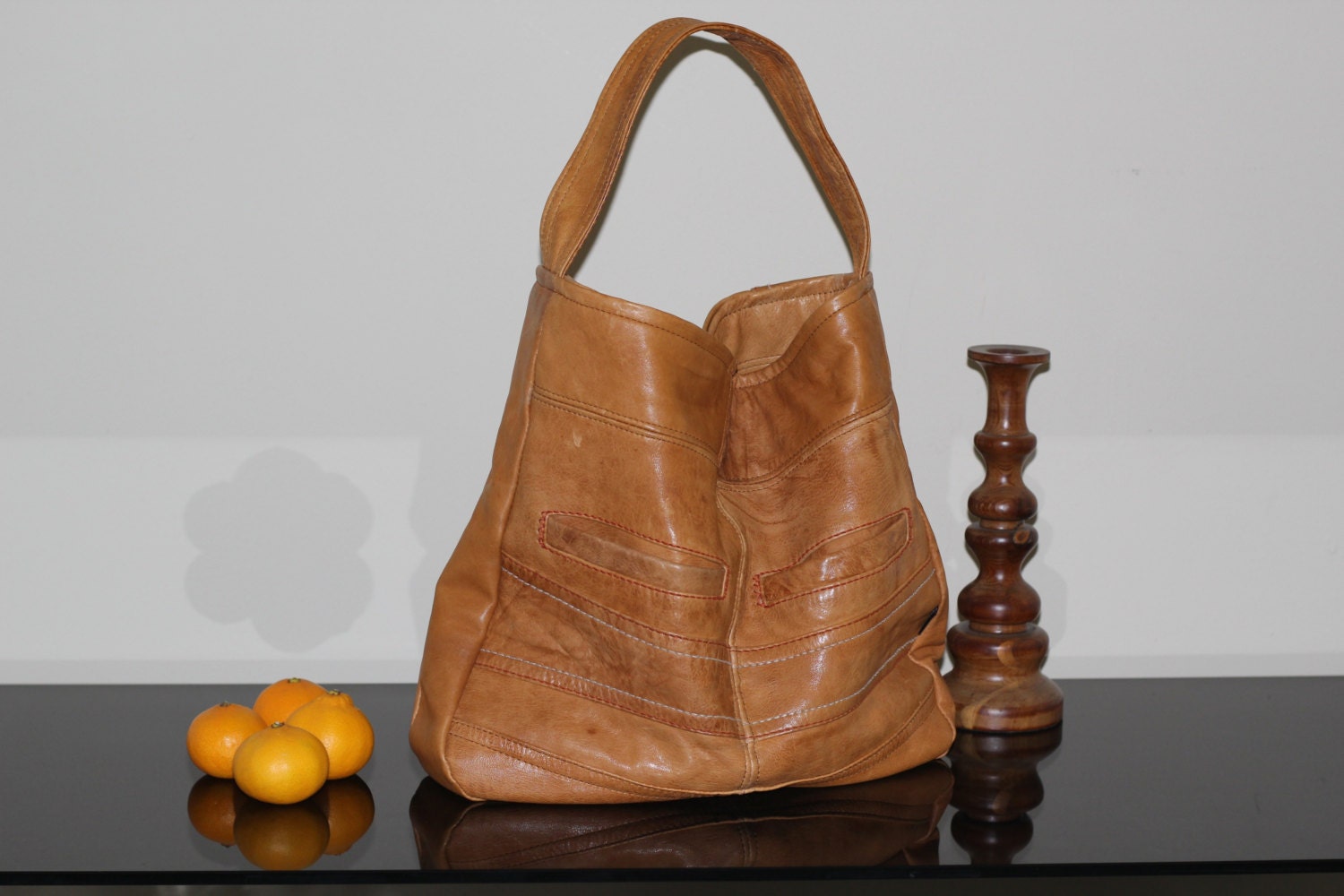 Soft Leather Bagrepurposed Upcycled Zoom