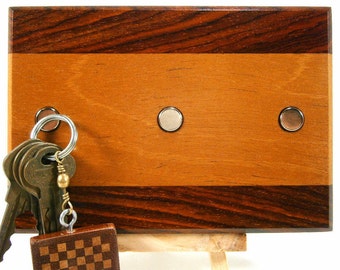 Key Holder / Wood Key Holder / Magnetic Key Holder / Christmas Gift / Housewarming Gift / Wedding Gift / Decorative Key Holder