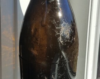 Vintage Brown Glass Bottle