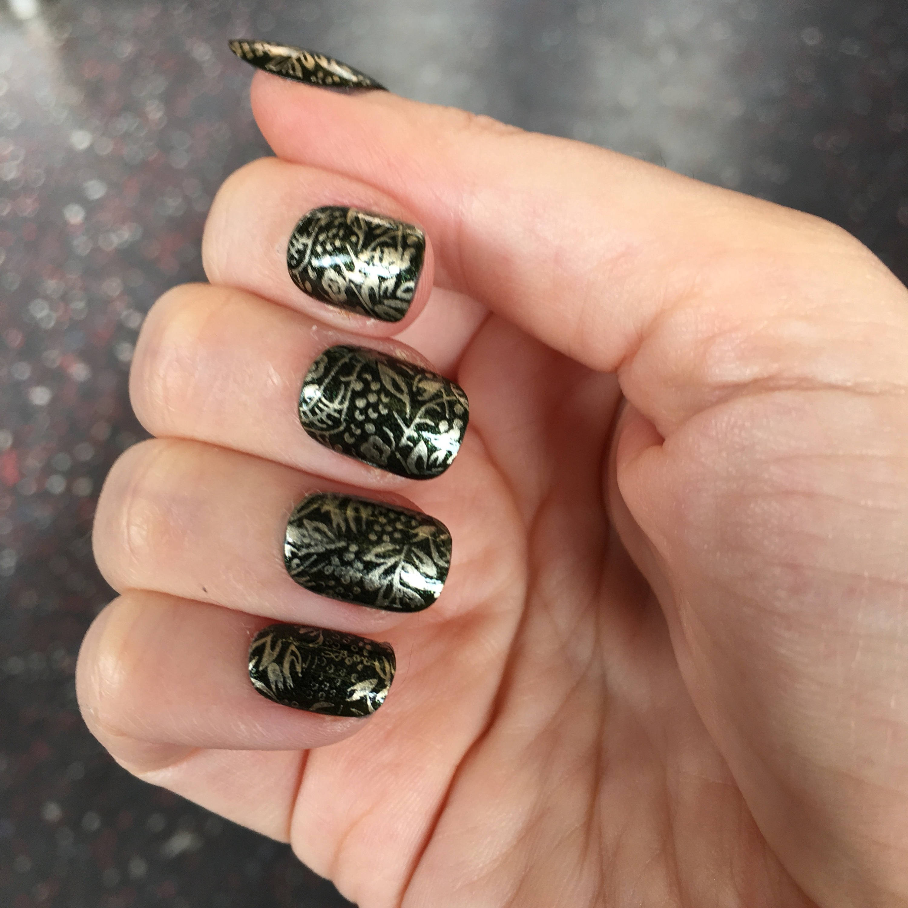 Medieval Tapestry Press On Nails Gothic Nails Vampire Fake False