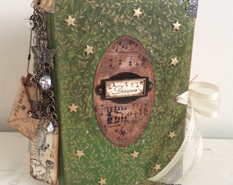 Little dream junk journal . Vintage journal. Paris. Star. Fairy