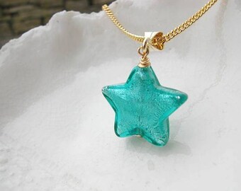 Murano Glass Star Necklace