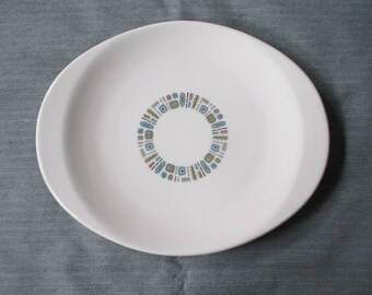 Canonsburg TEMPORAMA 11.5" Oval Serving Platter (c. 1960)