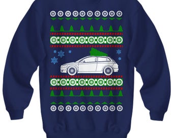Volvo c30 Ugly Christmas Sweater Sweatshirt cars holidays swedish gift for volvo owner