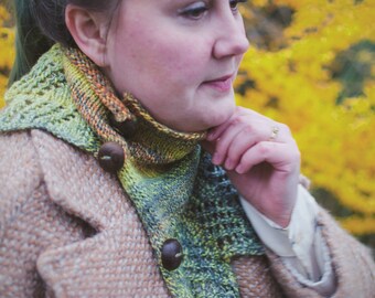 Small Goldfinch Cowl - Knitting Pattern - PDF