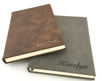 Monogrammed Leather Journal, Personalized Journal, Lined Journal, Personalized Notebook, Customized Leather Gift