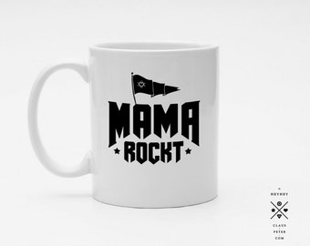 Ξ cupcup | tasse | mama rockt | muttertag | familie | geschenk | mama und papa