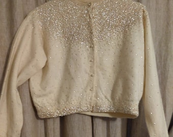 Vintage Beauty Sequin Cardigan