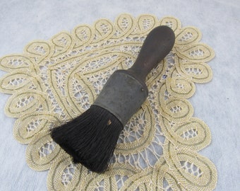 Vintage Boar Bristle Brush Wooden Handle Grooming Men's Wardrobe